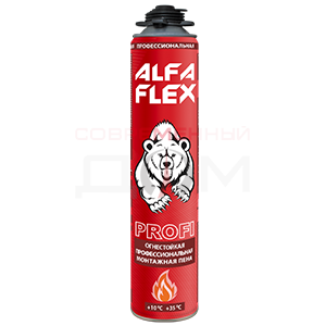 Пена пистолетная "ALFA Flex Profi" огнестойкая /201939/